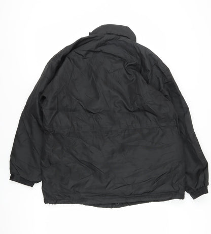 Mens UK Size M Boronia Black Basic Jacket