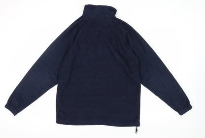 Mens UK Size L Kappa Blue 1/2 Zip Sweatshirt