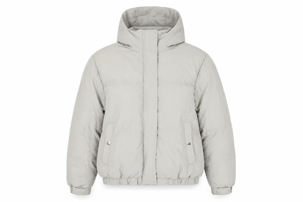 Womens UK Size 16 Brave Soul Beige Puffer Jacket