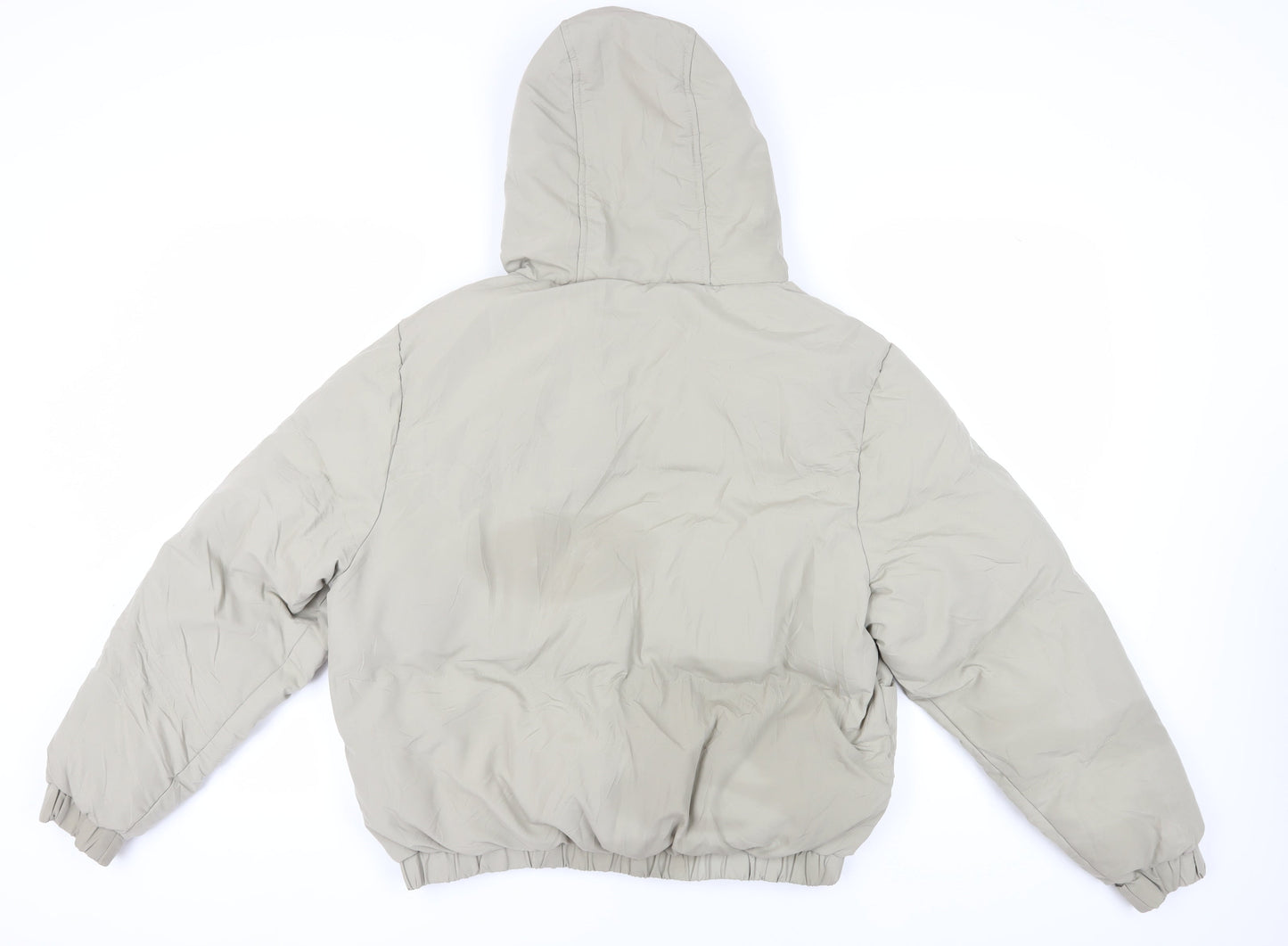 Womens UK Size 16 Brave Soul Beige Puffer Jacket
