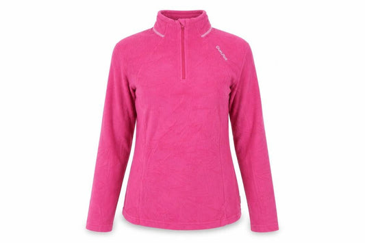 Womens UK Size S Quechua Pink Henley Sweatshirt