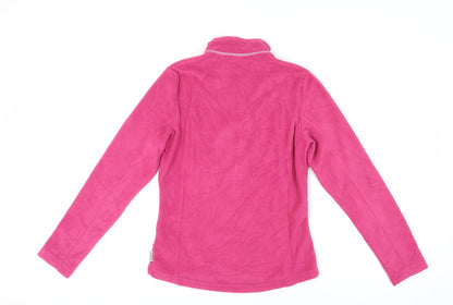Quechua Women's Pink Fleece Henley Sweatshirt Size S