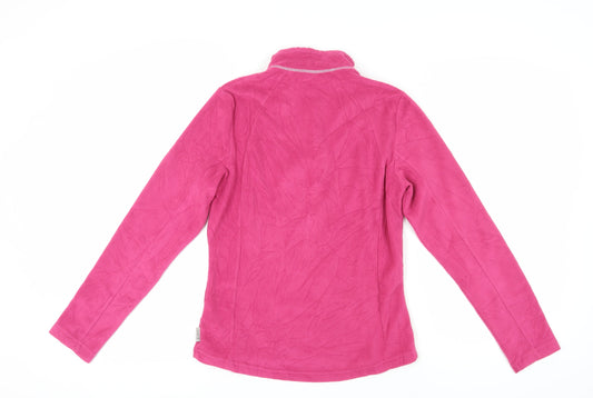 Quechua Women's Pink Fleece Henley Sweatshirt Size S