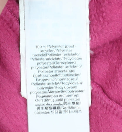 Quechua Women's Pink Fleece Henley Sweatshirt Size S