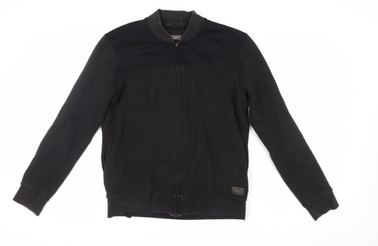 Mens UK Size L Ben Sherman Black Full Zip Sweatshirt