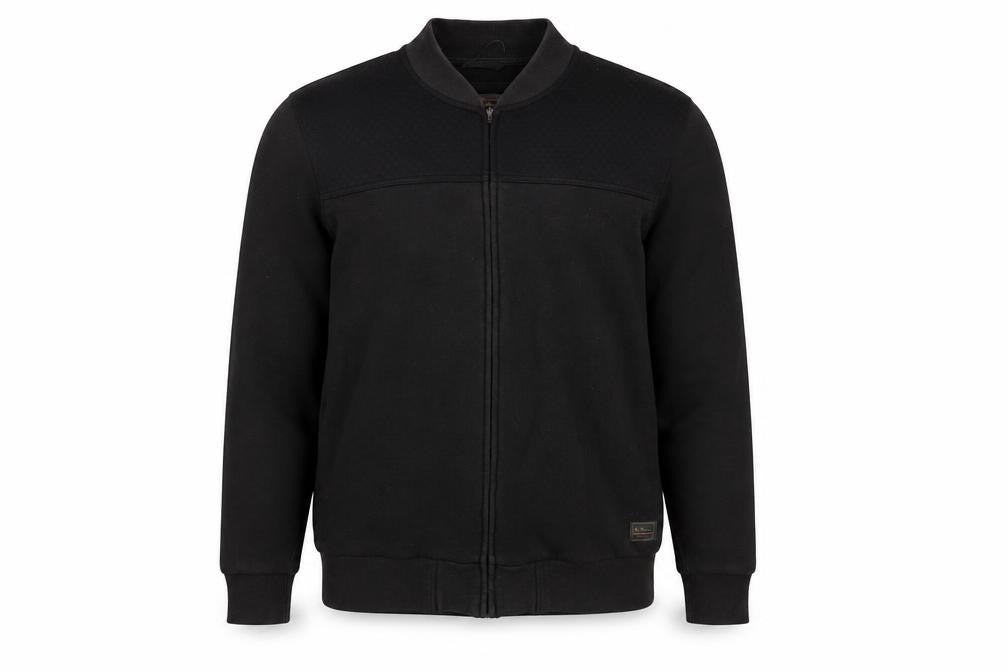 Mens UK Size L Ben Sherman Black Full Zip Sweatshirt