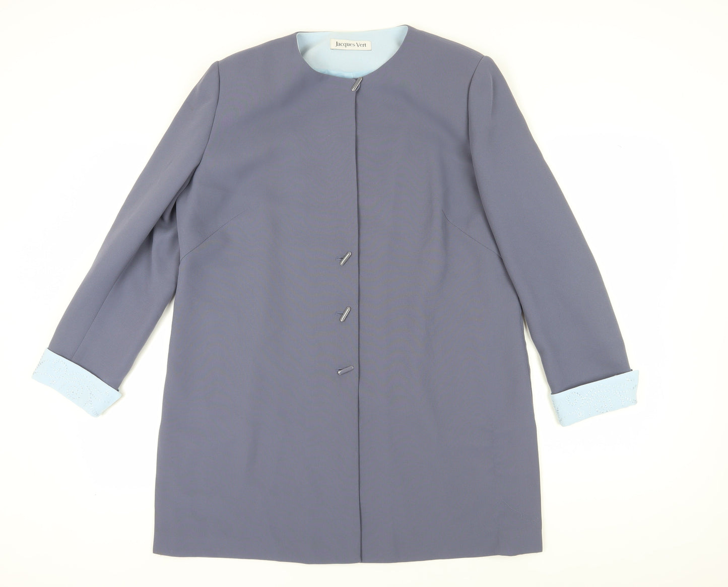 Jacques Vert Women's Blue Blazer L Formal Lined