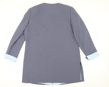 Jacques Vert Women's Blue Blazer L Formal Lined