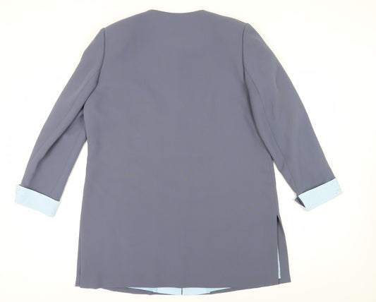 Jacques Vert Women's Blue Blazer L Formal Lined