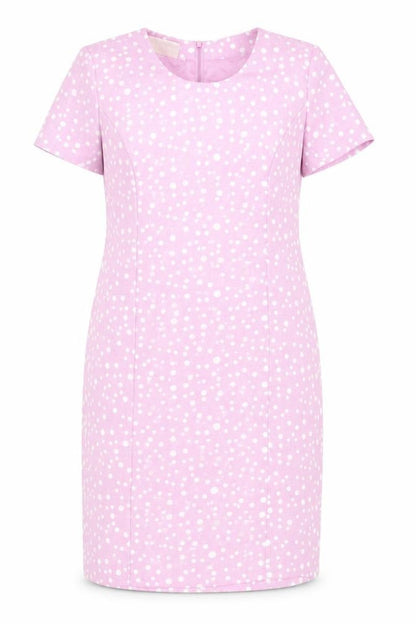 Eastex Women's Pink Polka Dot Sheath Dress Size 16