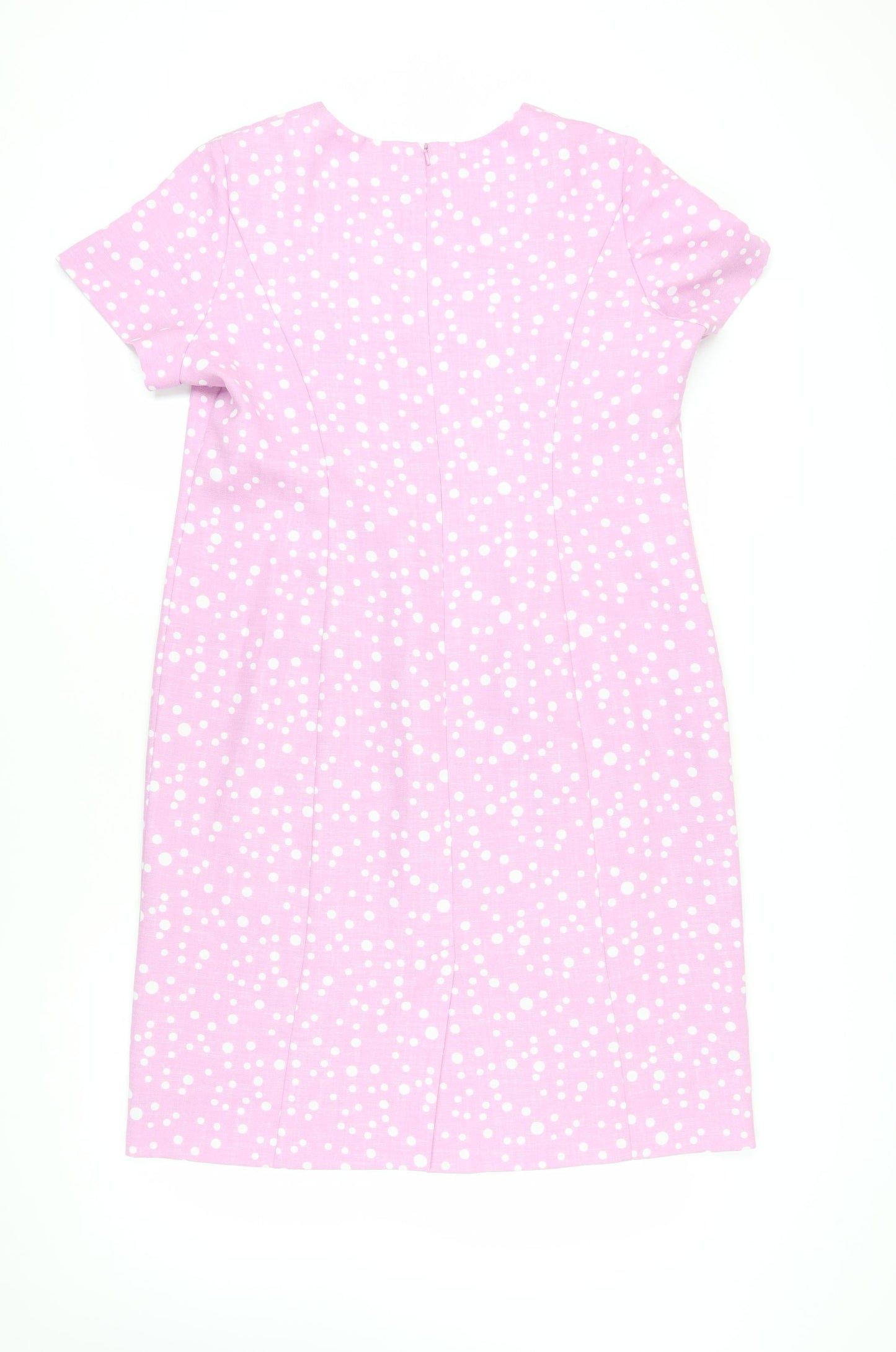Eastex Women's Pink Polka Dot Sheath Dress Size 16