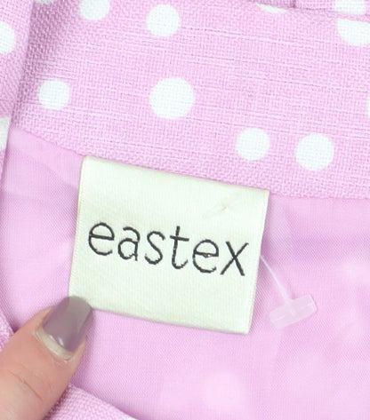 Eastex Women's Pink Polka Dot Sheath Dress Size 16