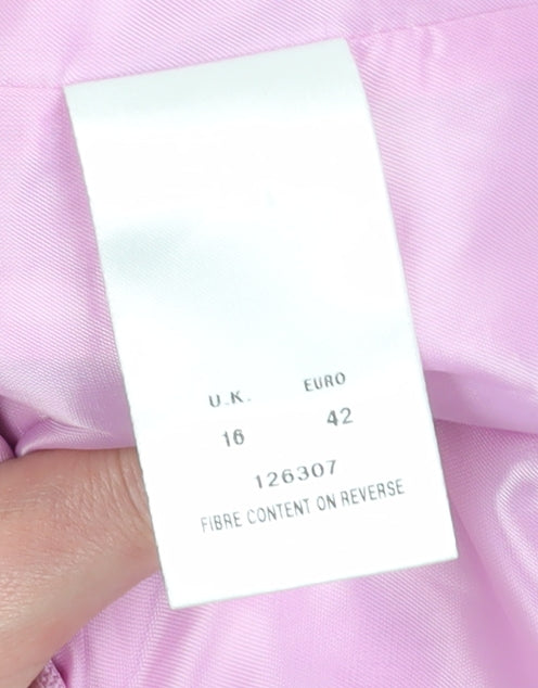 Eastex Women's Pink Polka Dot Sheath Dress Size 16