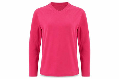 Peter Storm Women's Pink Fleece V-Neck Pullover