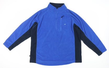 Mens UK Size 2XL Mountain Life Blue Pullover Sweatshirt
