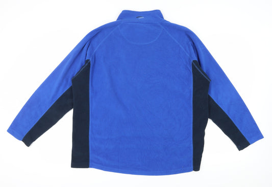 Mens UK Size 2XL Mountain Life Blue Pullover Sweatshirt
