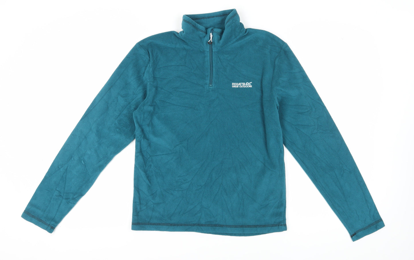 Mens UK Size S Regatta Blue Henley Sweatshirt
