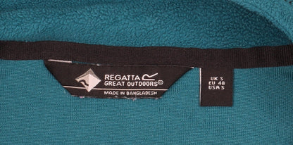 Mens UK Size S Regatta Blue Henley Sweatshirt