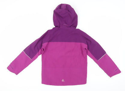 Dare 2b Girls Purple Ski Jacket, Size 10, Waterproof & Hooded