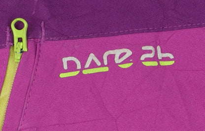 Dare 2b Girls Purple Ski Jacket, Size 10, Waterproof & Hooded
