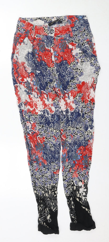 River Island Women's Multicoloured Harem Trousers Size 8