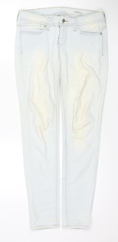 Mango Women's Blue Straight Jeans Size 10