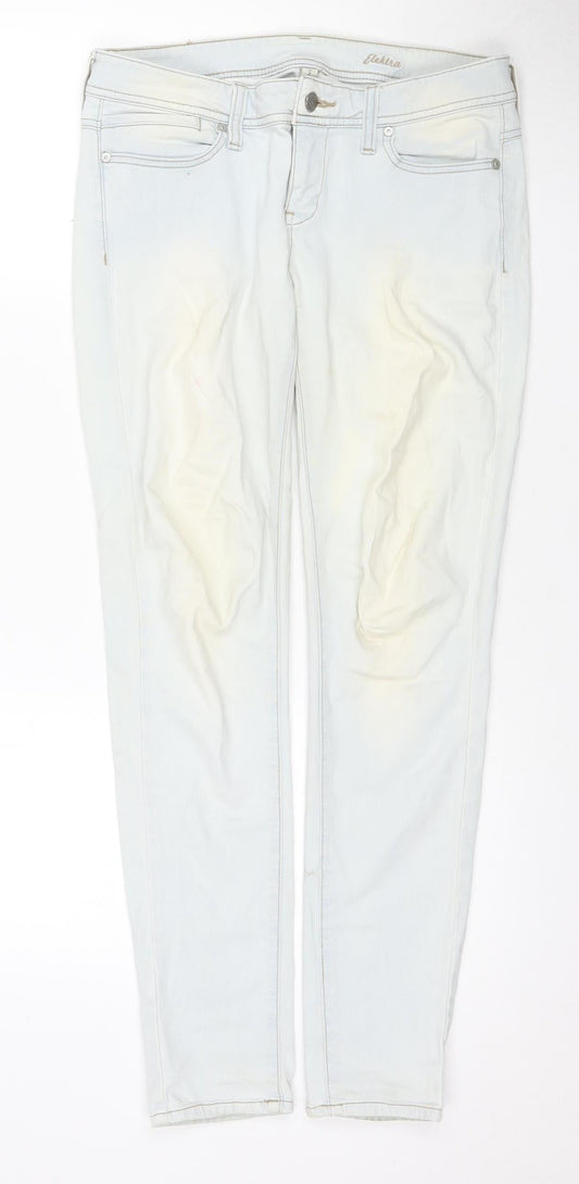 Mango Women's Blue Straight Jeans Size 10