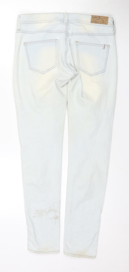 Mango Women's Blue Straight Jeans Size 10