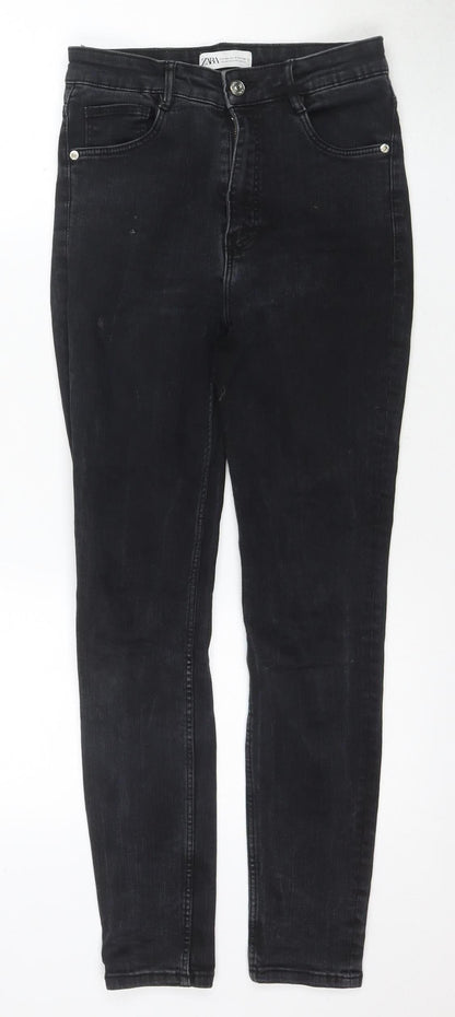 Zara Women's Black Skinny Jeans Size 8