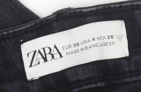 Zara Women's Black Skinny Jeans Size 8
