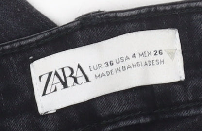 Zara Women's Black Skinny Jeans Size 8