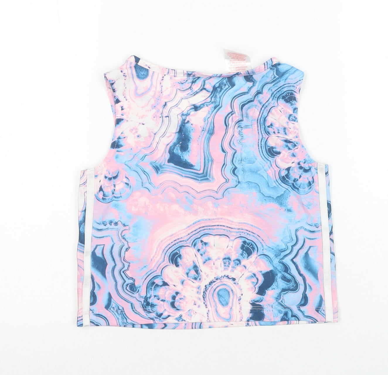 Adidas Girls Multicoloured Tank Top - Size S, Lightweight Jersey