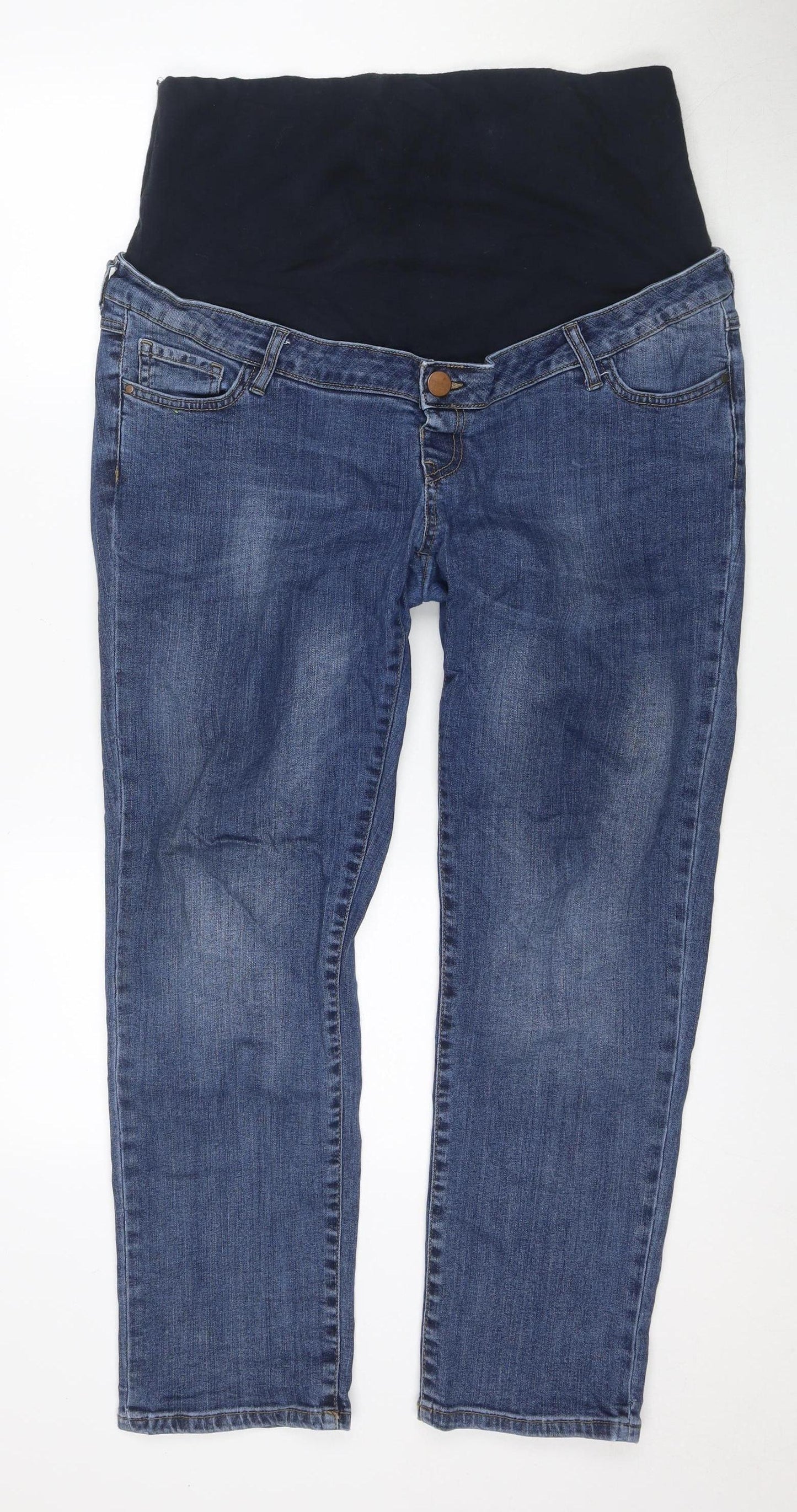 Blooming Marvellous Women's Blue Denim Maternity Jeans Size 18