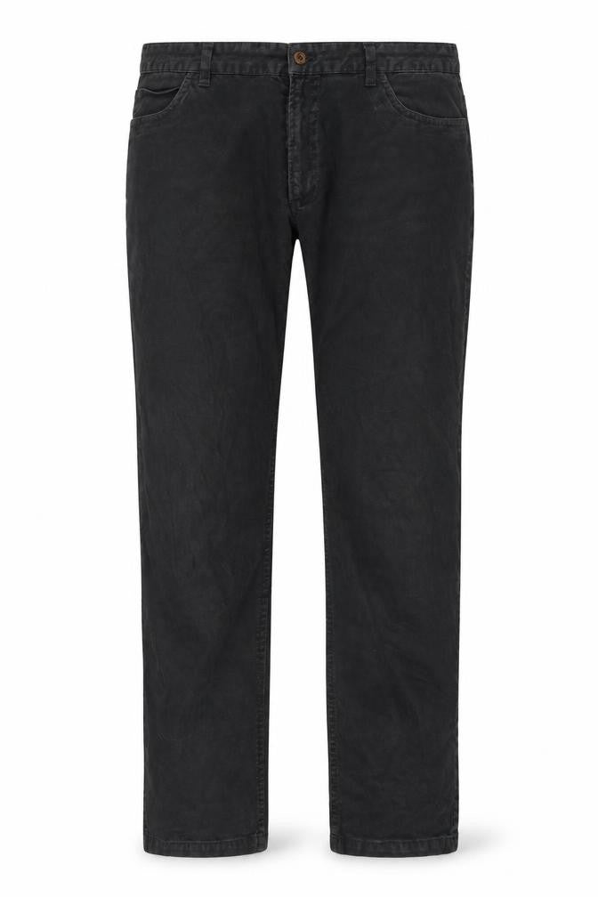 Mens UK Size 38R Howick Regular Fit Straight Black Jeans