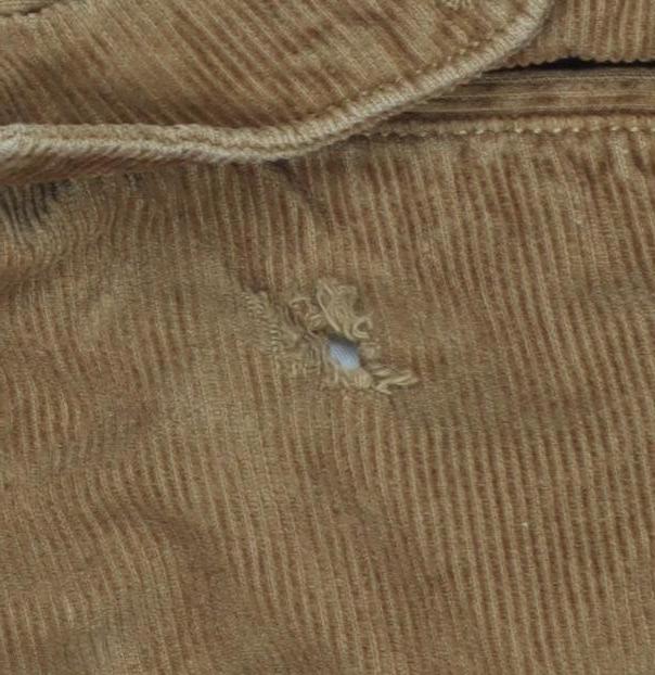 Unisex Adultss UK Size 34 French Connection Regular Fit Casual Brown Trousers