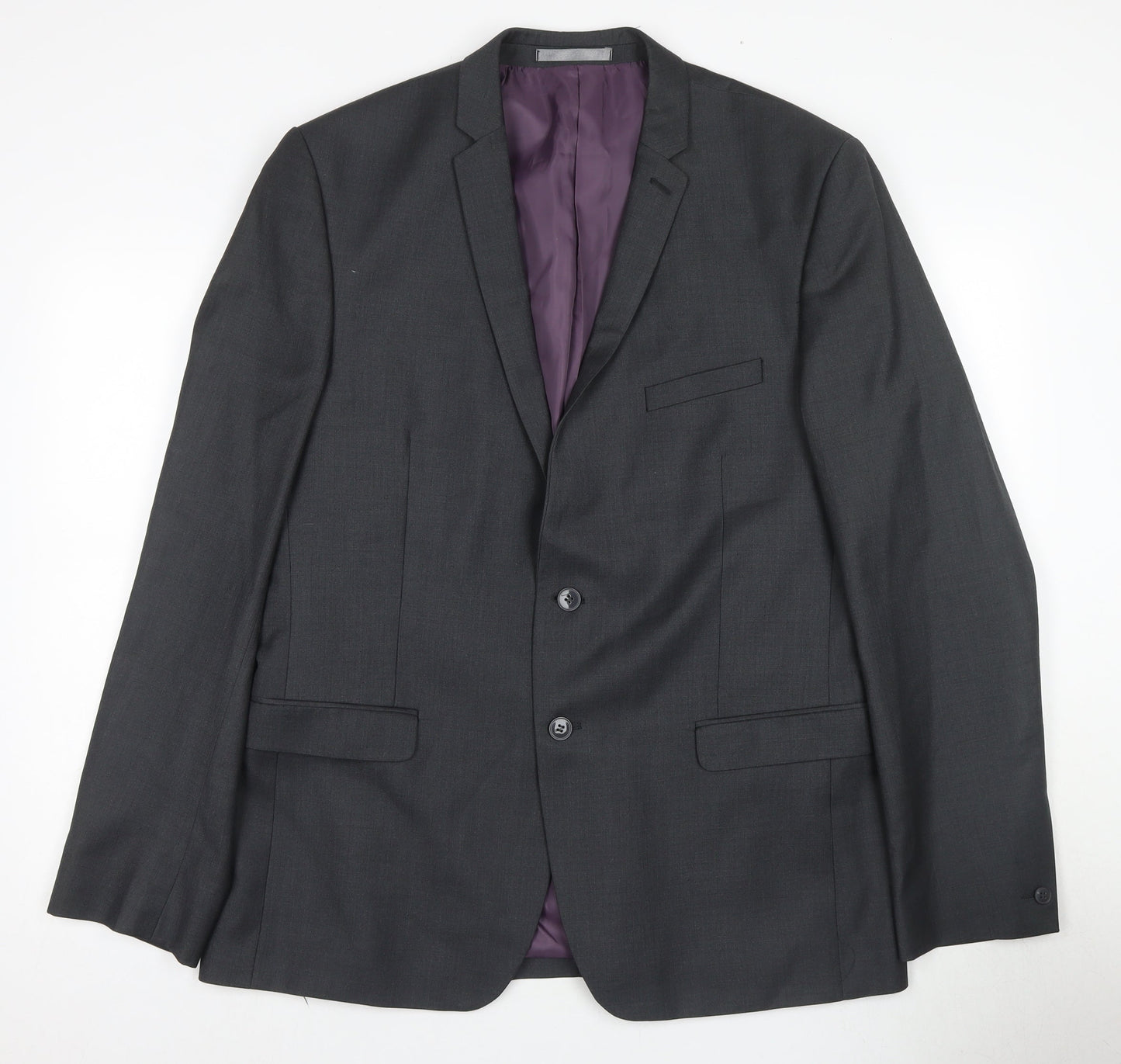 Mens UK Size 44 Red Herring Regular Grey Suit 2 Piece