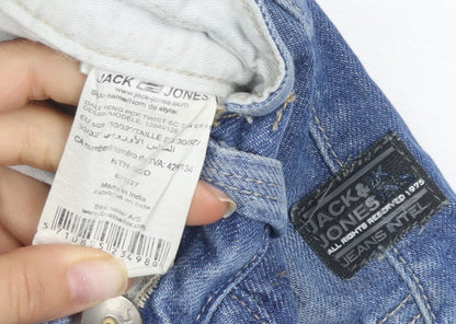 Jack & Jones Men's Blue Straight Jeans 30/32