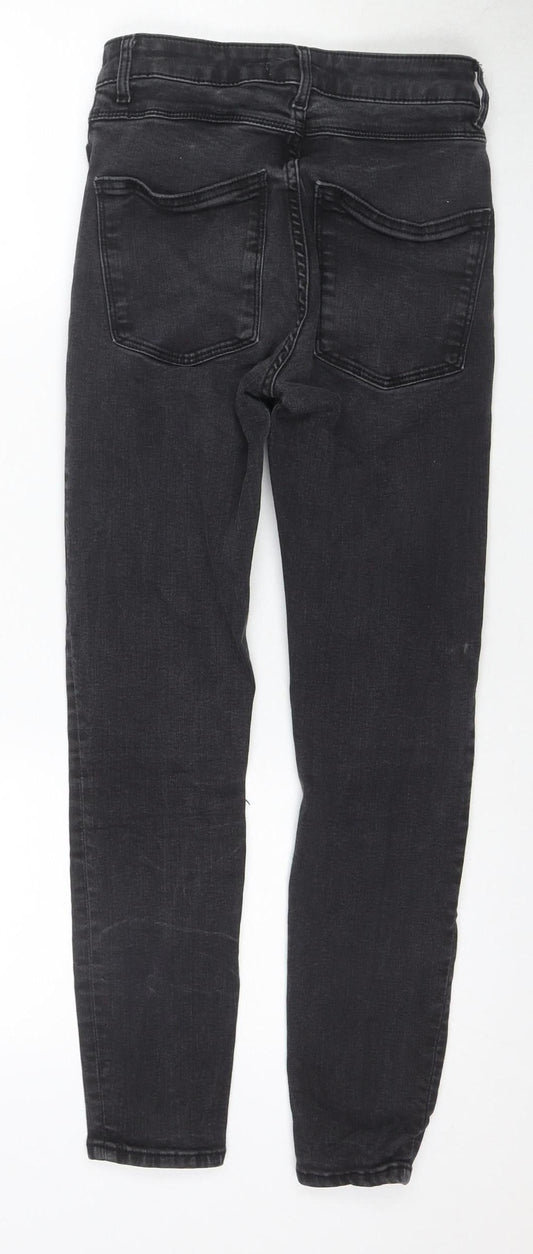 Zara Women's Black Skinny Jeans Size 8 Regular Fit