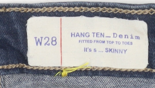 Hang Ten Women's Blue Skinny Jeans, Size M, Stretch