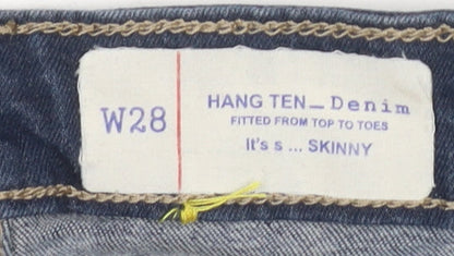 Hang Ten Women's Blue Skinny Jeans, Size M, Stretch