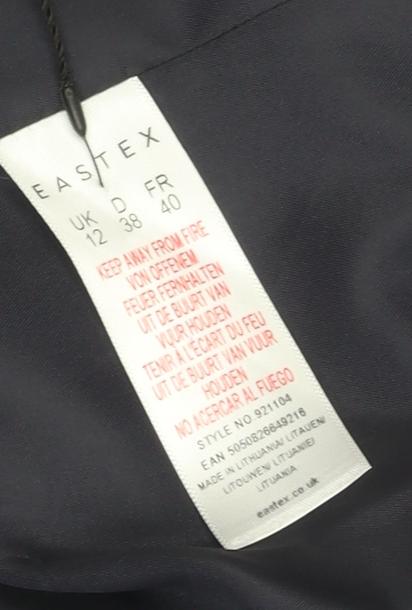 Eastex Women's Blue Shawl Blazer Size 12