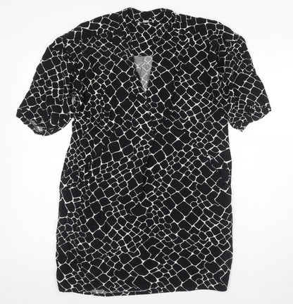 Whistles Women's Black XS Geometric Knit Dress