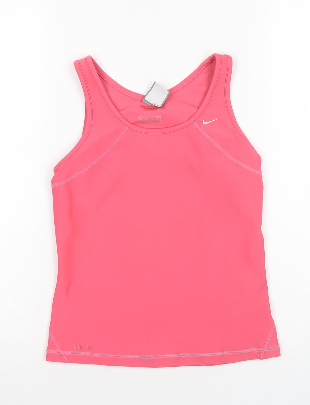 Womens UK Size XS Nike Pink Basic Tank
