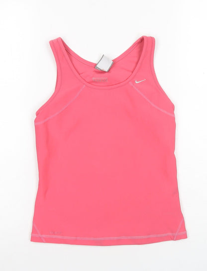 Womens UK Size XS Nike Pink Basic Tank