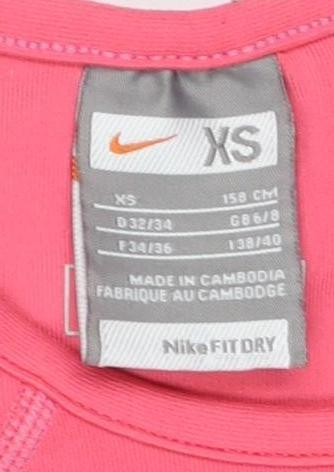 Womens UK Size XS Nike Pink Basic Tank