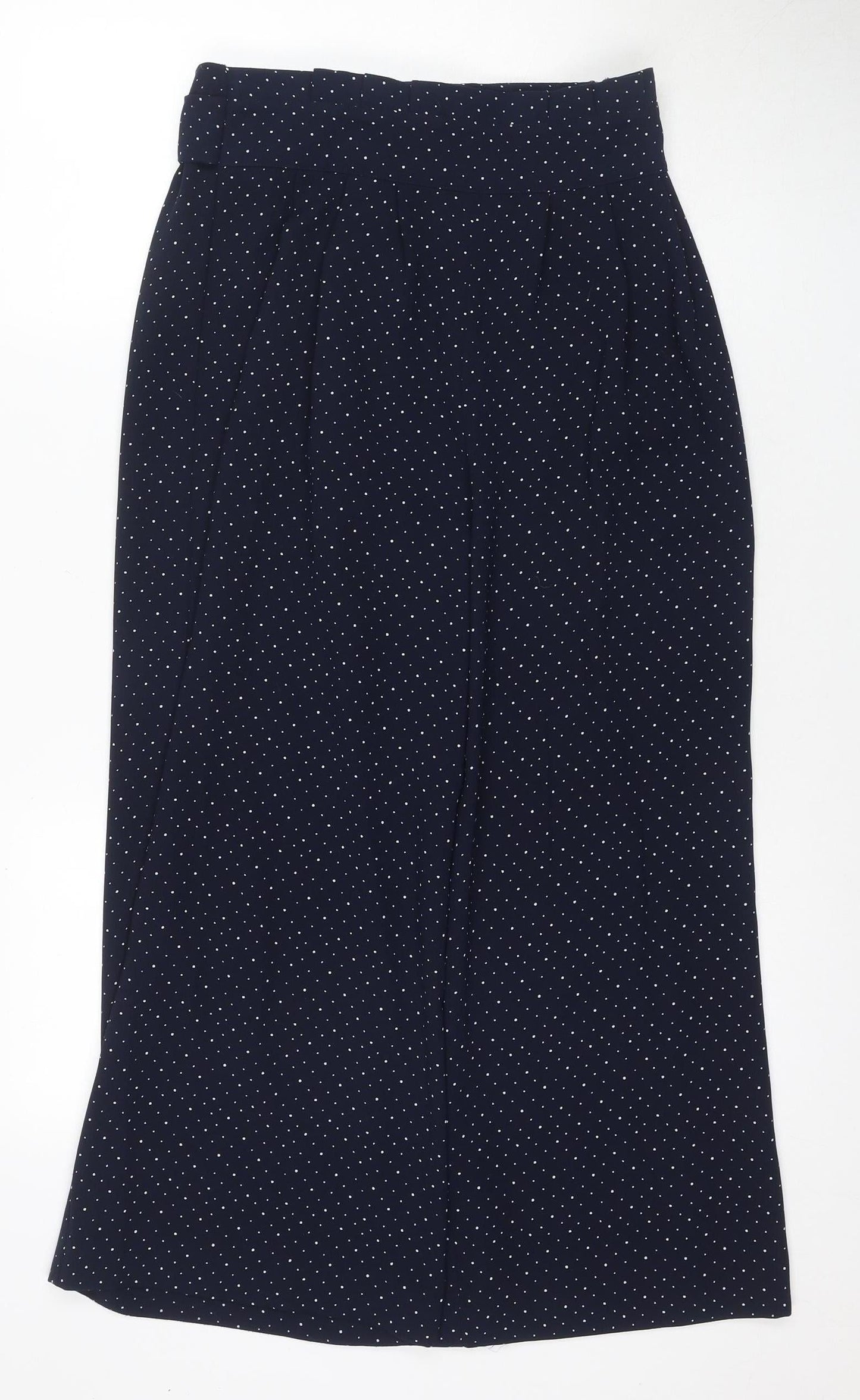 Whistles Women's Blue Polka Dot Cropped Trousers