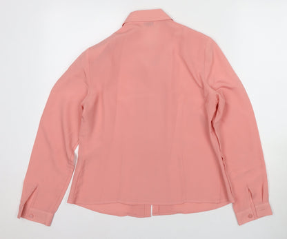 Womens UK Size 10 Eastex Pink  Button-Up