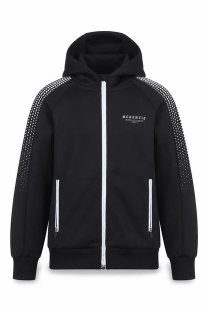 McKenzie Boys Full Zip Black Hoodie 5-6 Years
