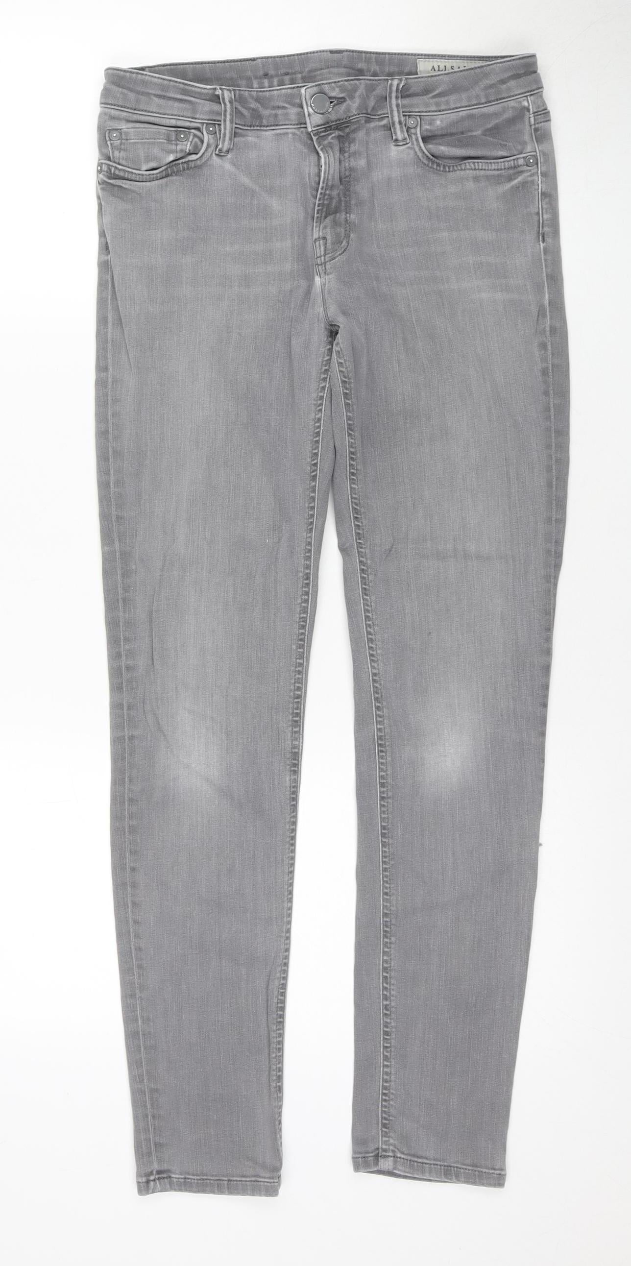 AllSaints Women's Grey Skinny Jeans Size 30