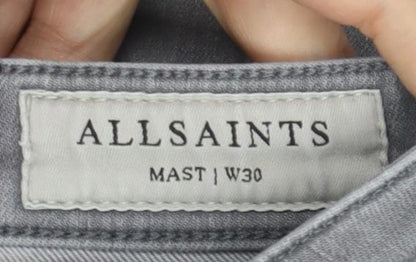 AllSaints Women's Grey Skinny Jeans Size 30